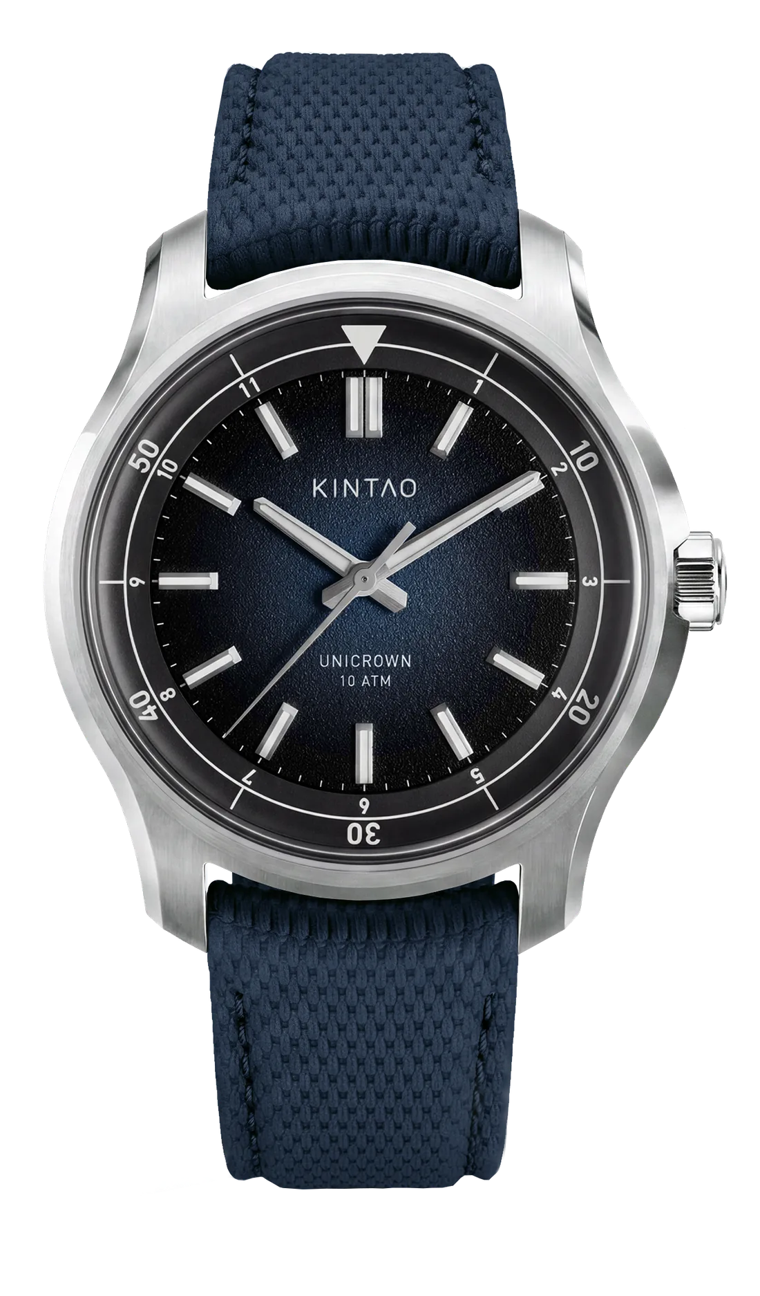 Navy — rubber strap